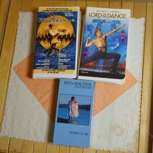 ✨ Vintage Performance VHS Bundle - Riverdance, Lord of the Dance & Rita MacNeil